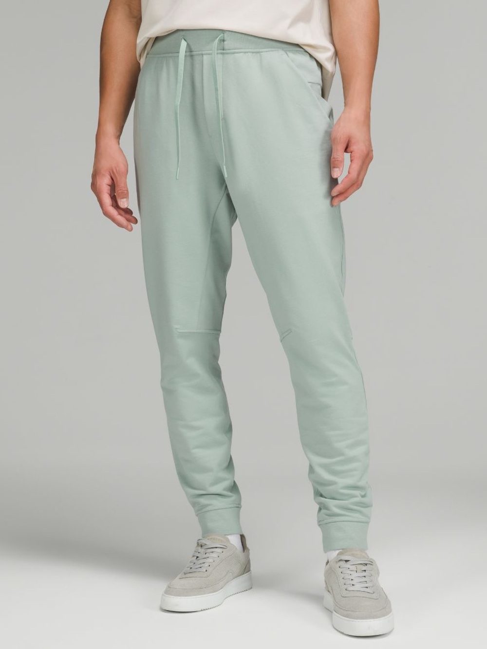 lululemon athletica Men's Light Green City Sweat Joggers with Pockets